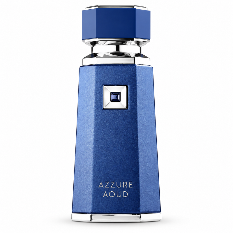 Azzure Aoud — fond blanc, format carré
