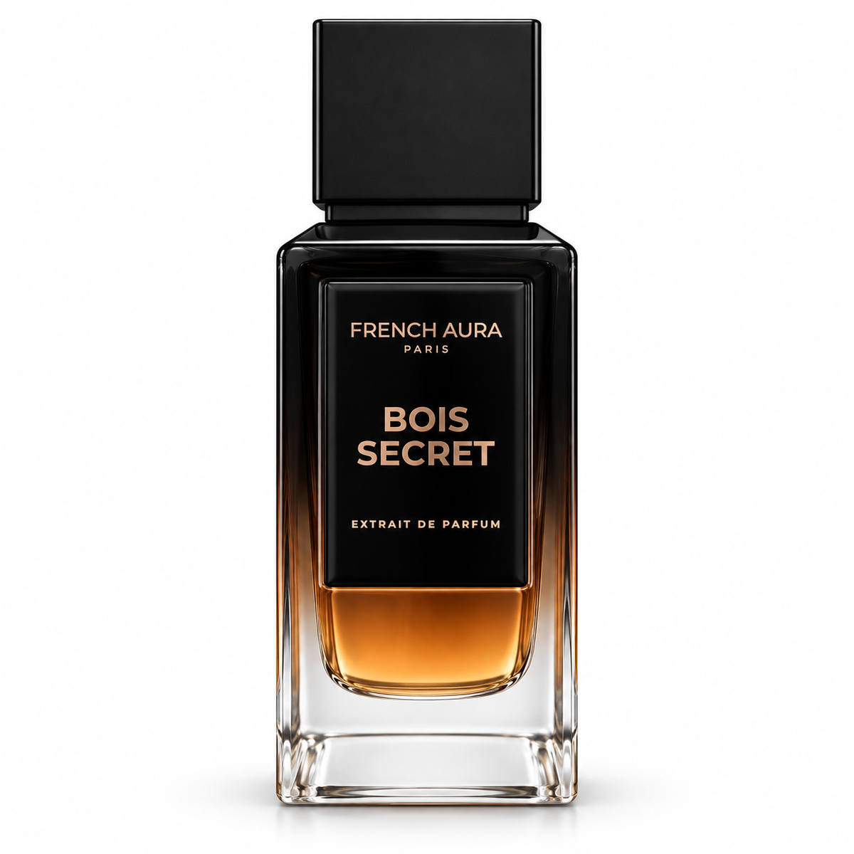 Bois Secret — fond blanc, format carré