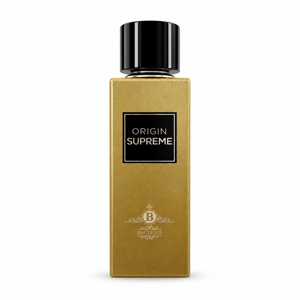 Origin Supreme — flacon sur fond blanc